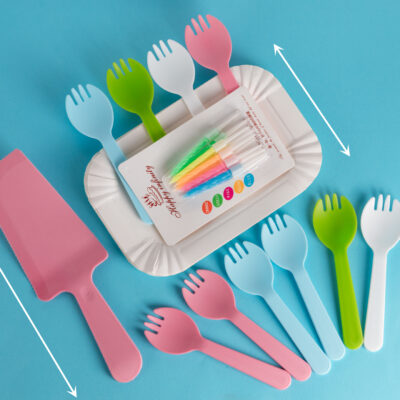 Set dao dĩa đĩa ăn bánh kem