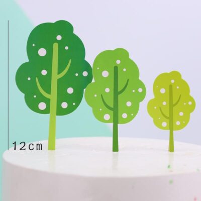 Thẻ cắm giấy mẫu lá cây