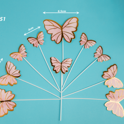 Thẻ cắm giấy bướm 10 que