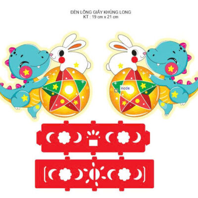 Lồng đèn trung thu - khủng long